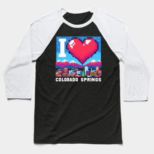 Colorado Springs Style Baseball T-Shirt